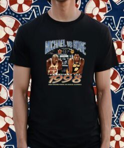 Michael Jordan vs Kobe Bryant February 1st 1998 Tee Shirt