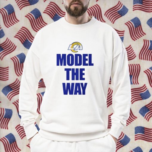 Model The Way Los Angeles Rams 2023 T-Shirt