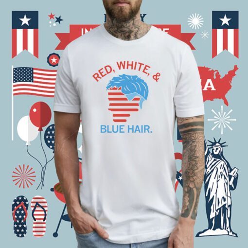 Rapinoe Red White & Blue Hair Tee Shirt