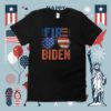 VinBiden Fire Sunglasses American Flag 2024 T-Shirt