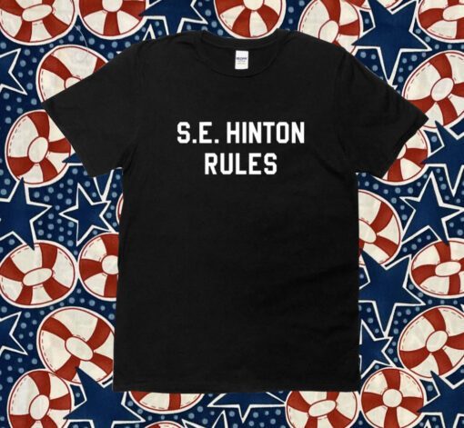 S.E. Hinton Rules The Outsiders House Museum Tulsa Oklahoma TShirt