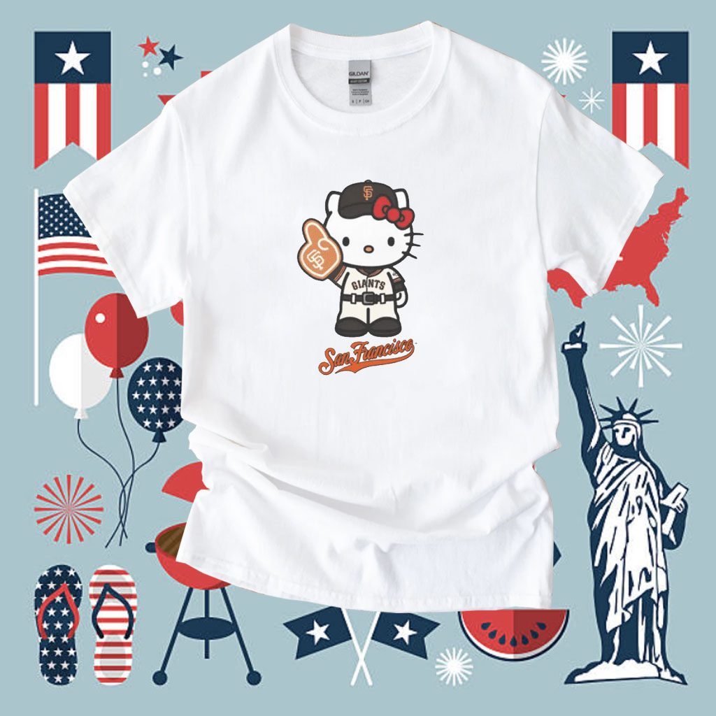 2023 San Francisco Giants Hello Kitty Giants Shirt