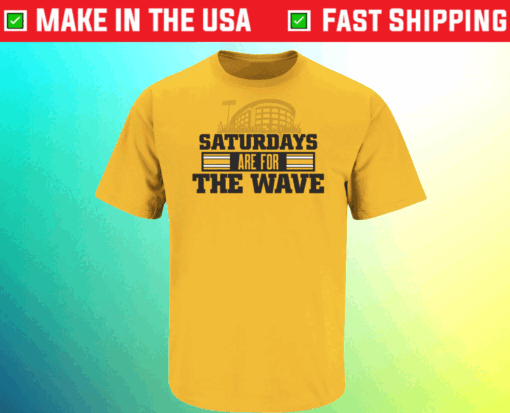 Saturdays Are For the Wave Iowa College Football Shirt