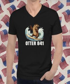 Surfing Otter 841 Tee Shirt