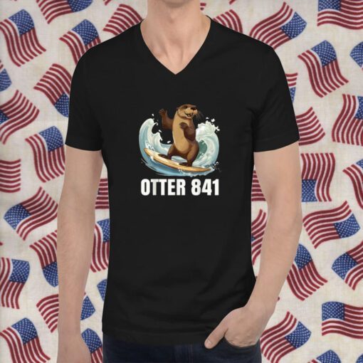 Surfing Otter 841 Tee Shirt