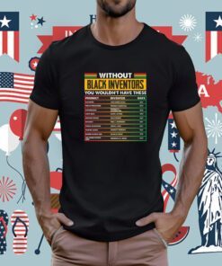 Without Black Inventors Black You Wouldn’t Have These T-Shirt