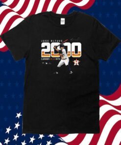 Jose Altuve Houston Astros Fanatics Branded 2000 Career Hits TShirt