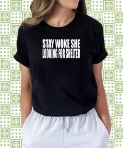 Stay Woke She Looking For Shelter Shirts
