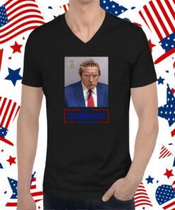Trump Mugshot Re-Elect Cornpop One Bad Dude Tank Top Shirts