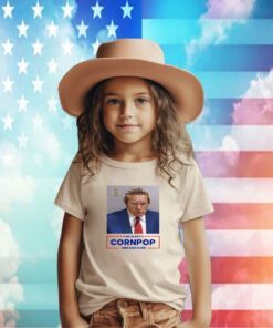 Donald Trump Mugshot Re-Elect Cornpop One Bad Dude Shirt