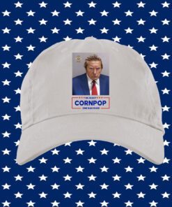 Trump Mugshot Re-Elect Cornpop One Bad Dude Tee Shirt