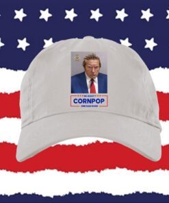 Re-Elect Cornpop One Bad Dude Trump Mugshot Tee Shirt