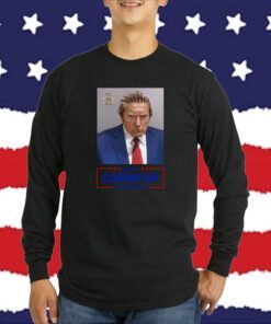 Re-Elect Cornpop One Bad Dude Trump Mugshot Tee Shirt