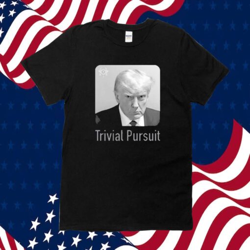 Donald Trump Mugshot Trivial Pursuit T-Shirt