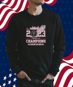 2023 Leagues Cup Champions Inter Miami Cf Skyline T-Shirt