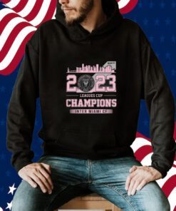 2023 Leagues Cup Champions Inter Miami Cf Skyline T-Shirt