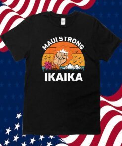 Lahaina Strong Maui Hawaii Wildfire Survivor Retro Shirt