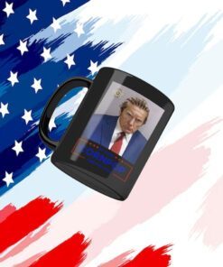 Trump Mugshot Re-Elect Cornpop One Bad Dude White Pillow