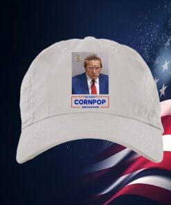 Trump Mugshot Re-Elect Cornpop One Bad Dude 2024 Poster