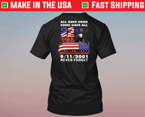 9 11 Anniversary Never Forget 22nd T-Shirt