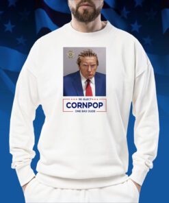 Trump Mugshot Re-Elect Cornpop One Bad Dude 2024 Ornament