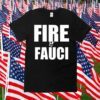 Scott Presler Wearing Fire Fauci T-Shirt