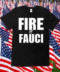 Scott Presler Wearing Fire Fauci T-Shirt