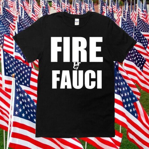 Scott Presler Wearing Fire Fauci T-Shirt