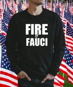 Scott Presler Wearing Fire Fauci T-Shirt