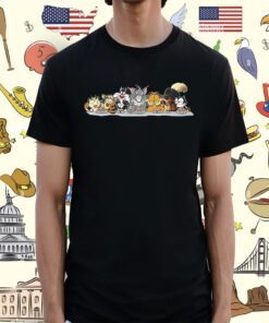 Cartoon Team Cats Friends Tv Show Shirt