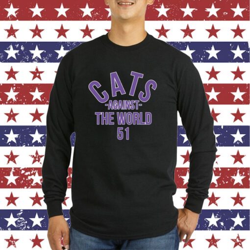 Cats Against The World 51 Tee Shirt