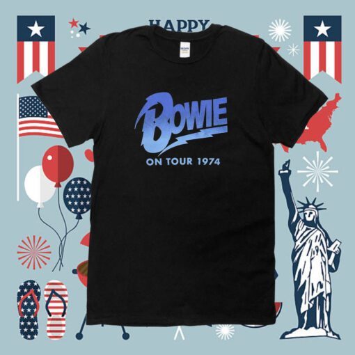David Bowie Attractive On Tour 1974 Shirt