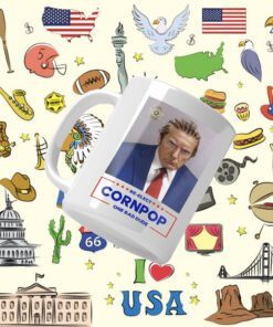 Trump Mugshot Re-Elect Cornpop One Bad Dude Mug