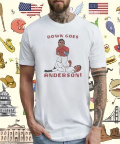 Down Goes Anderson Retro Punch-Out T-Shirt