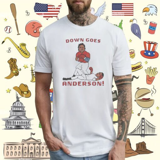 Down Goes Anderson Retro Punch-Out T-Shirt