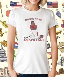 Down Goes Anderson Retro Punch-Out T-Shirt
