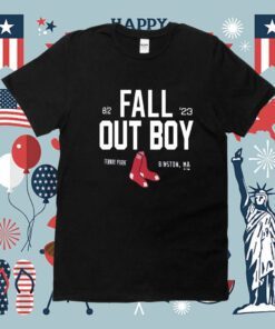 Fall Out Boy Boston Red Sox Fenway Park Tour Shirt