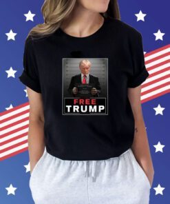 Free Trump Mugshot Sign Shirt