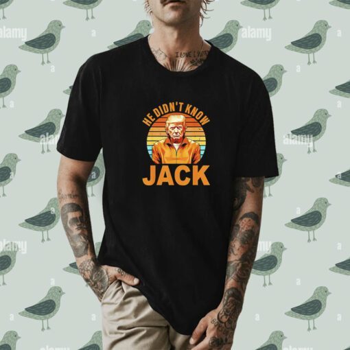 He Didnt Know Jack Trump Halloween Shirt