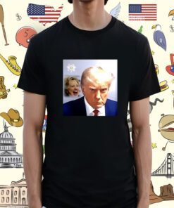 Hillary Clinton Laughs And Trump Mugshot Shirt
