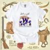 Just A Woman Who Loves Fall And Washington Huskies Peanuts Cartoon Shirt