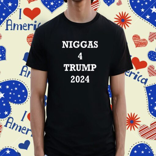 Kyle Becker Niggas 4 Trump 2024 Shirt