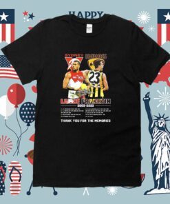 Lance Franklin 2005-2023 Thank You For The Memories Signature Tee Shirt