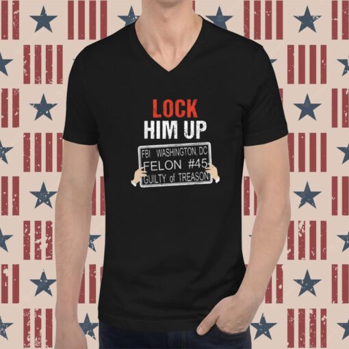 Lock Him Up Funny Anti Trump Jail Convict Shirt