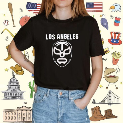 Los Angeles Baseball Lucha Mask Shirt