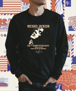 Michael Jackson 60th Anniversary 1964 2024 Thank You For The Memories Signature Shirt