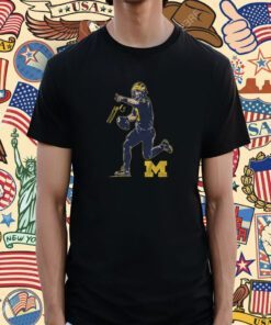 Michigan Football Jj Mccarthy Superstar Pose Shirt