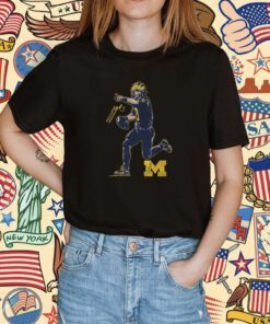 Michigan Football Jj Mccarthy Superstar Pose Shirt