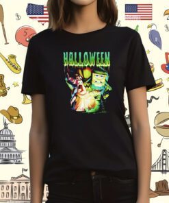 Monster Group Halloween Spongebob Shirt