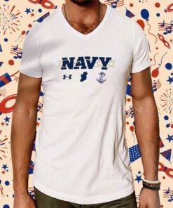 Navy Midshipmen Under Armour 2023 Aer Lingus College Football Classic Celtic Knot T-Shirt